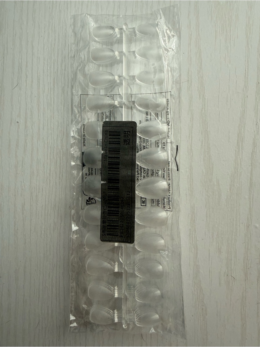 Clear Press-On Nail Tips - Full Cover Set